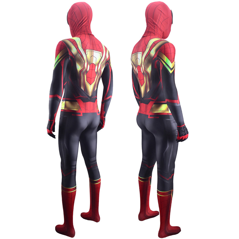 Spiderman No Way Home Vestito aggiornato Cosplay Costume Party Tuta Body  aderente per bambini Vestiti per adulti